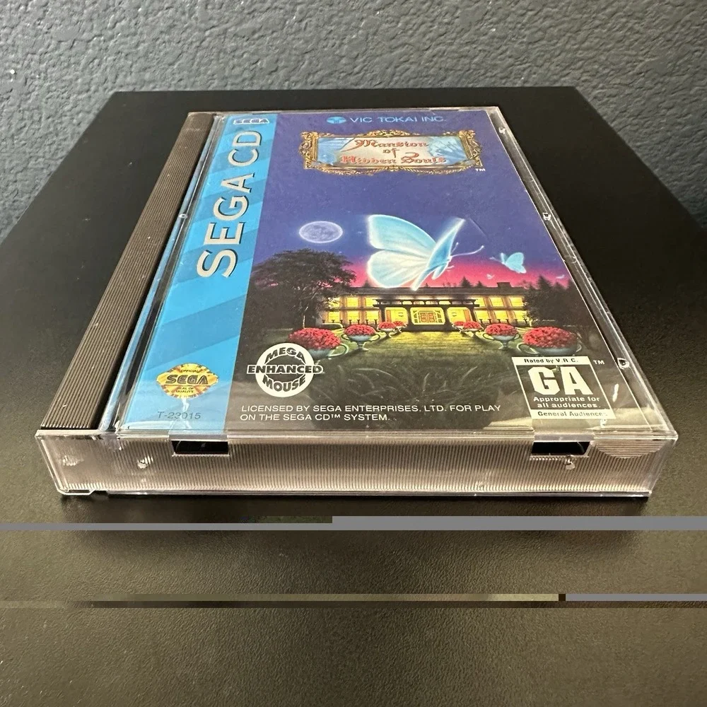 Mansion of Hidden Souls (Sega CD) CIB Complete W/ Manual & Reg Card + Foam EUC